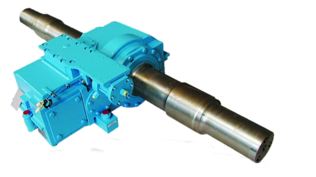Final axle gearbox for hydrostatic drive Gmeinder